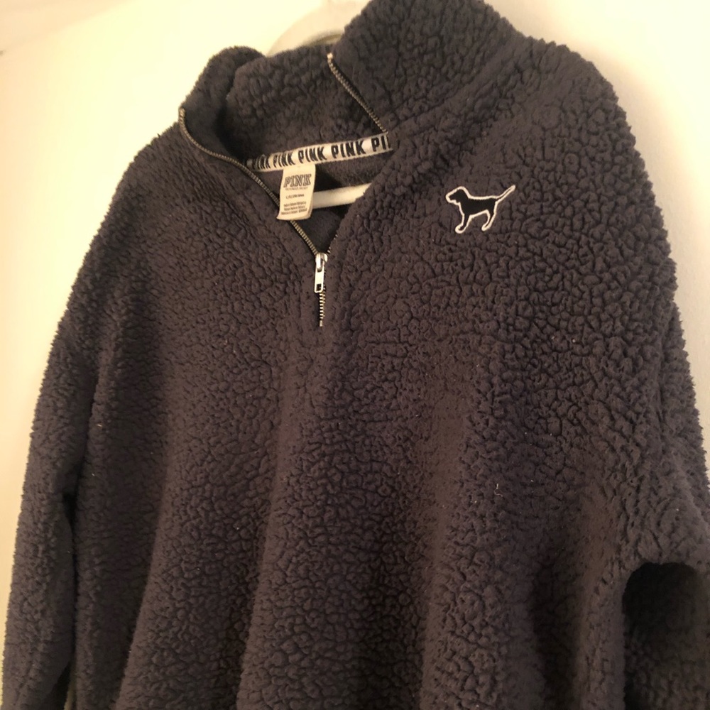 Pink Victoria Secret Gray Zip